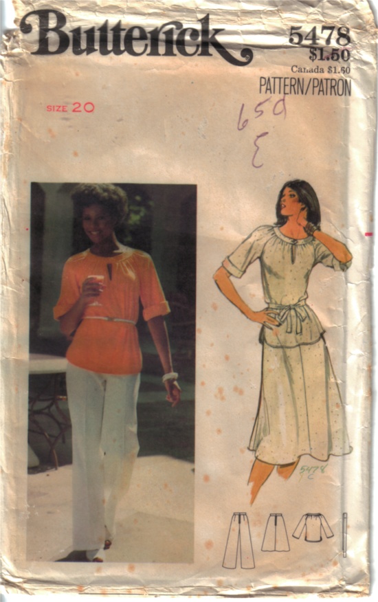 Butterick 5478